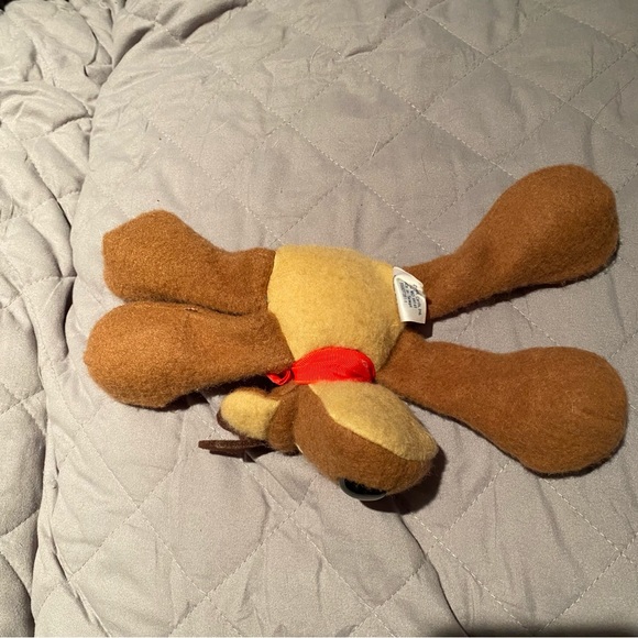 Vintage Hallmark Rodney Reindeer Stuffed Animal Plush Toy Puffalump StyleVintage - Picture 3 of 5